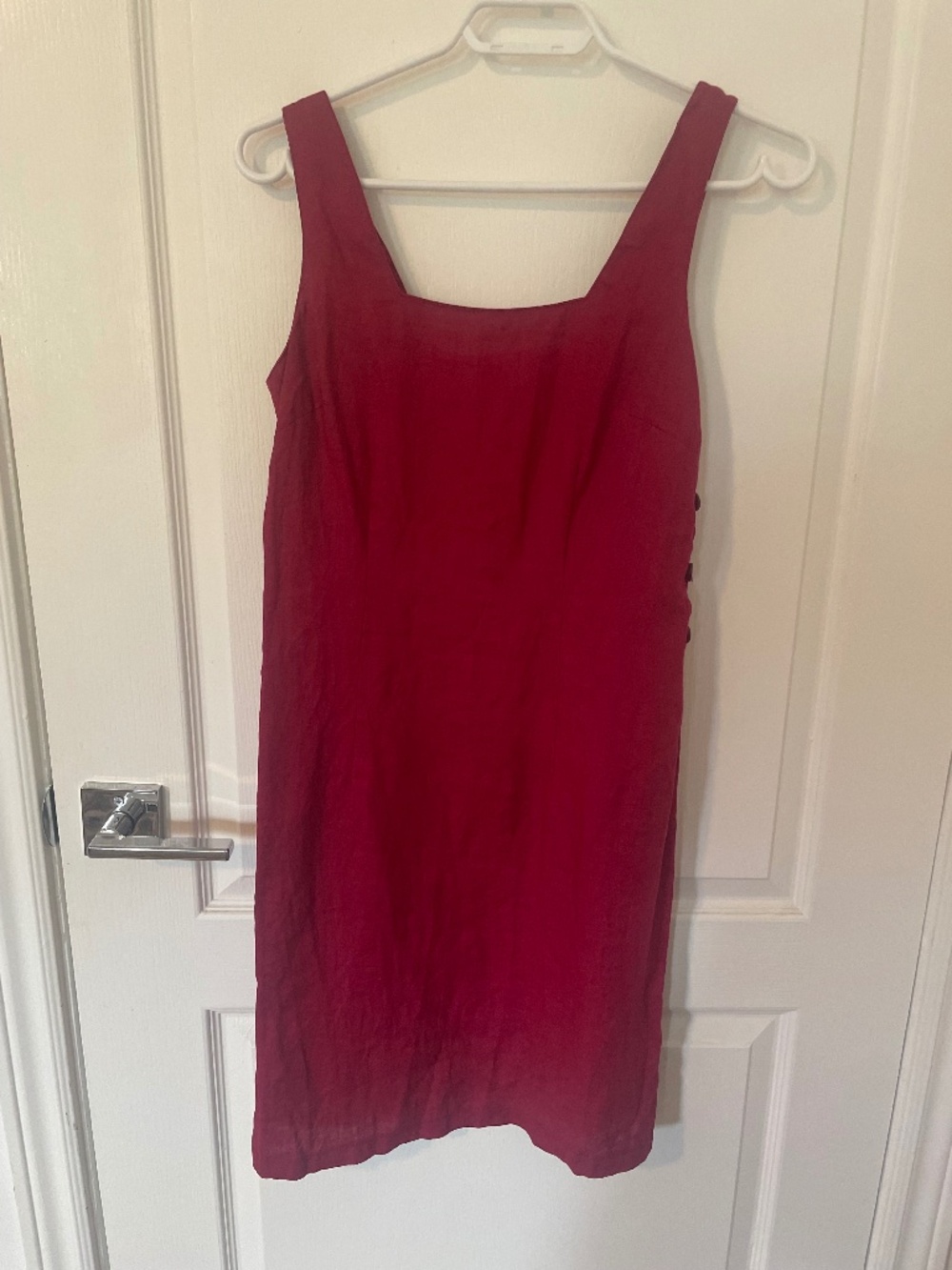 Vibrant linen vintage summer dress
